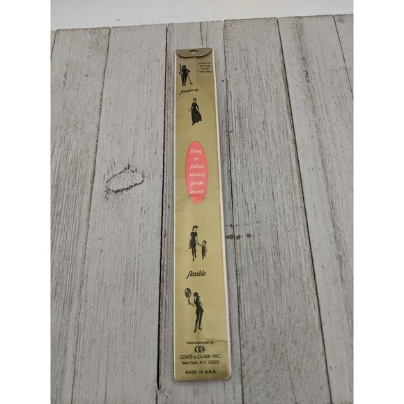 Vintage J&P Coats Neck Opening Metal Zipper 16" Mimosa Yellow 223 - Picture 4 of 4